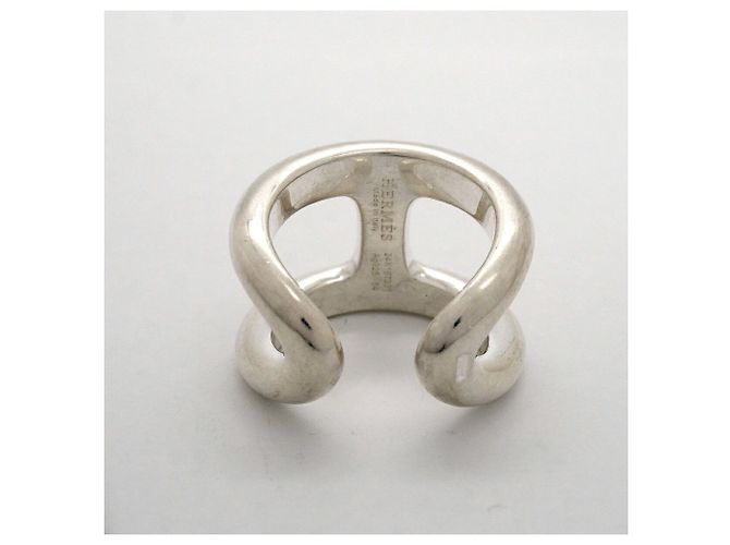 Ring Hermès Anello Hermes Osmos GM Silver Band - vista 9