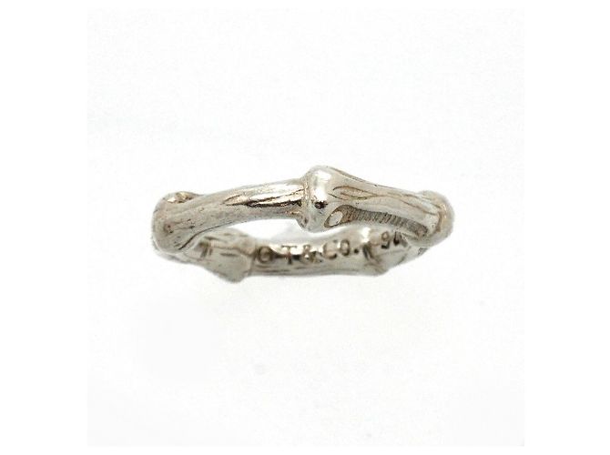 Autre Marque Anello Bamboo Tiffany & Co. in argento - vista 2