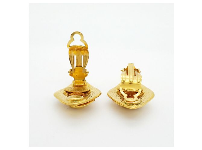 Orecchini a clip Chanel placcati oro D'oro - vista 3