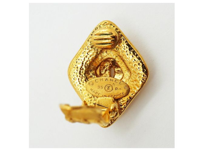 Orecchini a clip Chanel placcati oro D'oro - vista 4