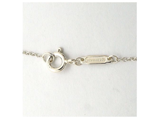 Autre Marque Collana Tiffany & Co. Double Return to Heart Blu - vista 4