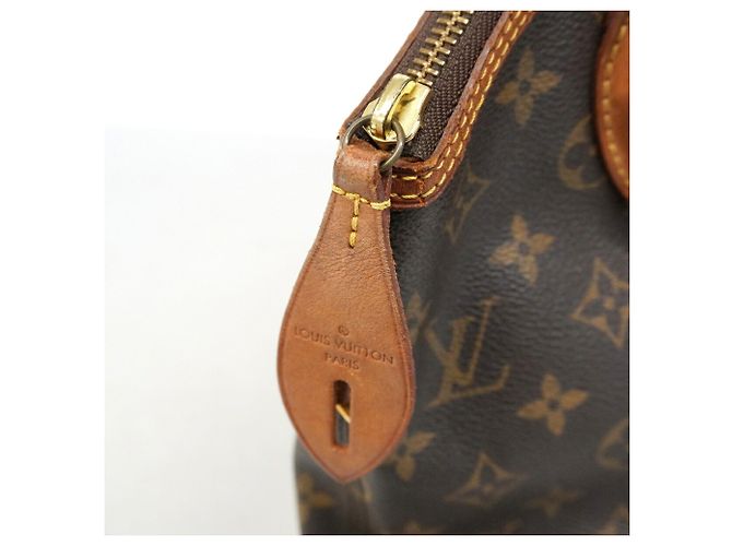 Louis Vuitton Monogram Lockit Handtasche Braun - Ansicht 8
