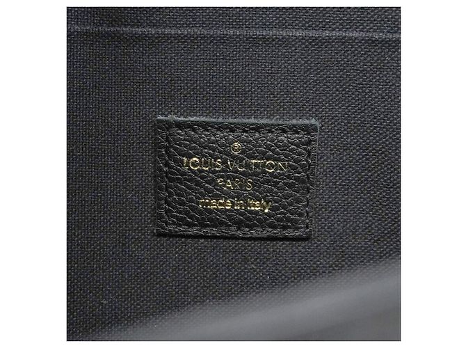 Louis Vuitton Monogram Empreinte Pochette Felicie Nero - vista 5