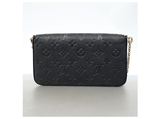 Louis Vuitton Monogram Empreinte Pochette Felicie Nero - vista 8