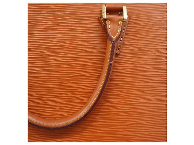 Borsa Louis Vuitton Epi Sorbonne D'oro - vista 7