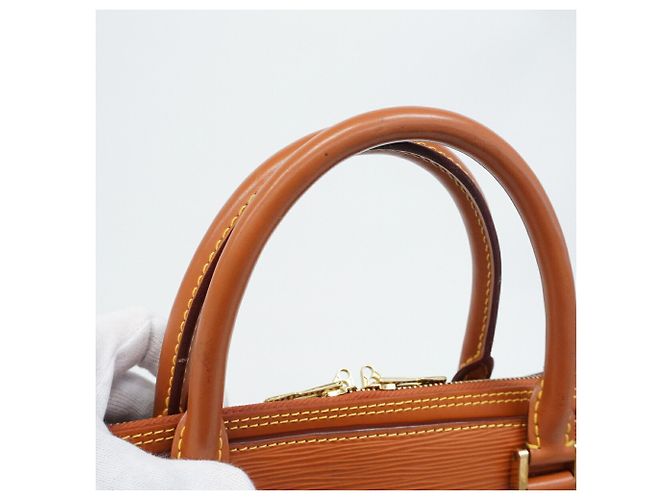 Borsa Louis Vuitton Epi Sorbonne D'oro - vista 9
