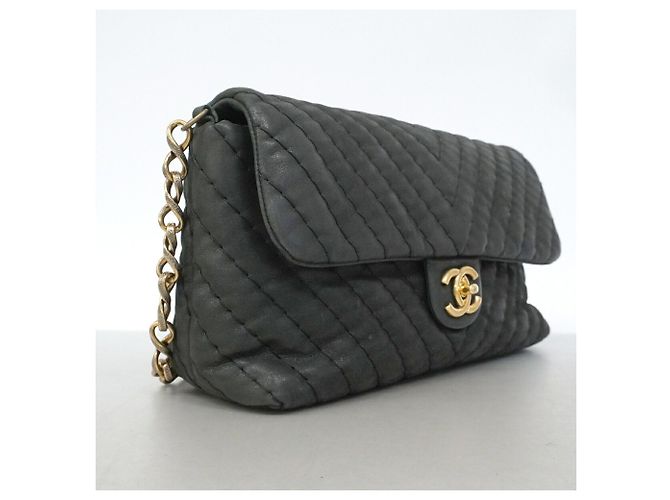 Chanel Schultertasche Schwarz - Ansicht 2