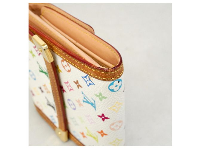 Cartera tri-fold Louis Vuitton en Blanc Blanco - vista 6