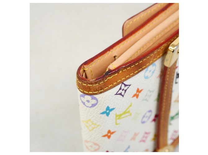 Cartera tri-fold Louis Vuitton en Blanc Blanco - vista 7