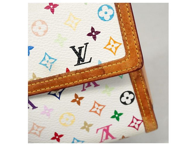 Cartera tri-fold Louis Vuitton en Blanc Blanco - vista 9