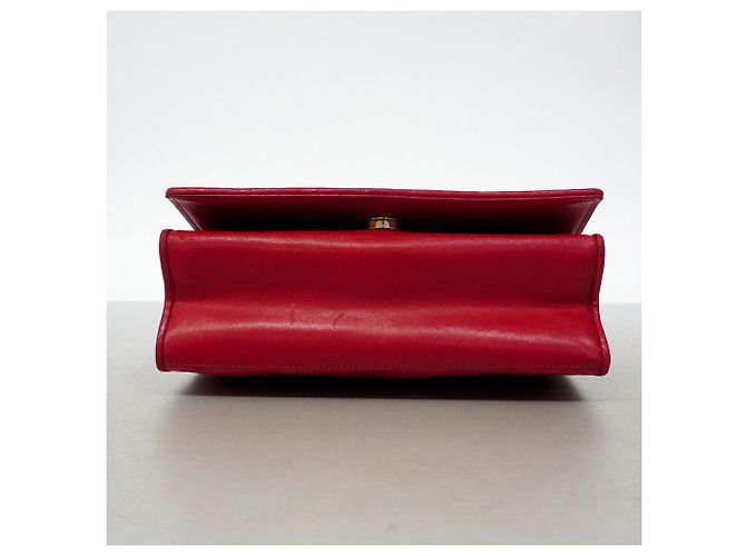 Borsa a tracolla con catena Chanel Matelassé Rosso - vista 3