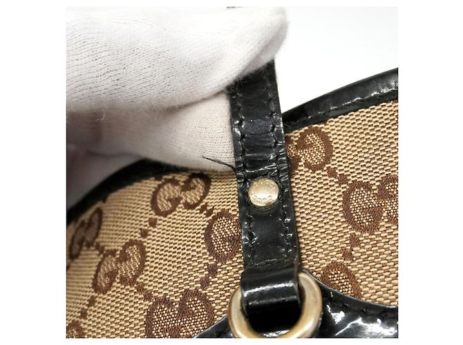 Borsa Tote Gucci GG Canvas Marrone - vista 10
