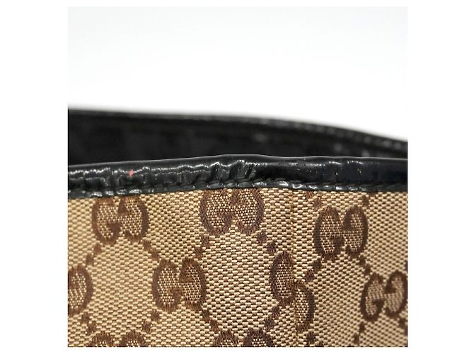 Borsa Tote Gucci GG Canvas Marrone - vista 7