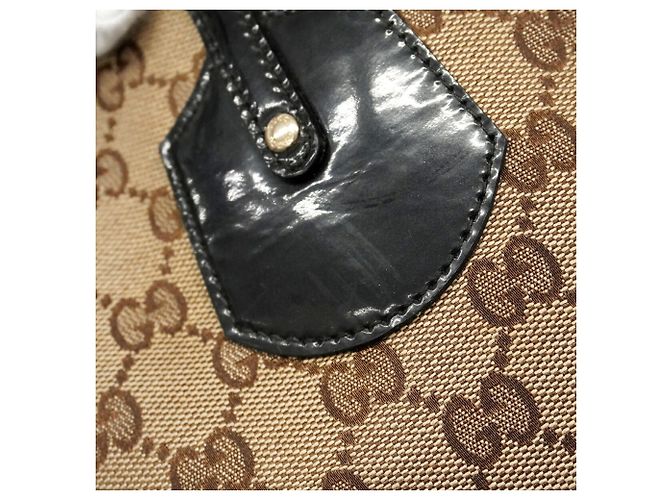 Borsa Tote Gucci GG Canvas Marrone - vista 8