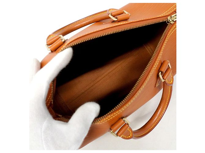 Borsa Louis Vuitton Epi Speedy 25 D'oro - vista 4