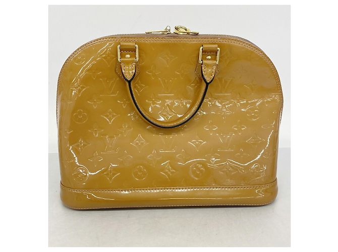 Louis Vuitton Alma PM Vernis Handtasche Pink - Ansicht 11