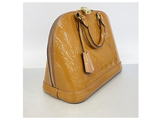 Louis Vuitton Alma PM Vernis Handtasche Pink - Ansicht 2