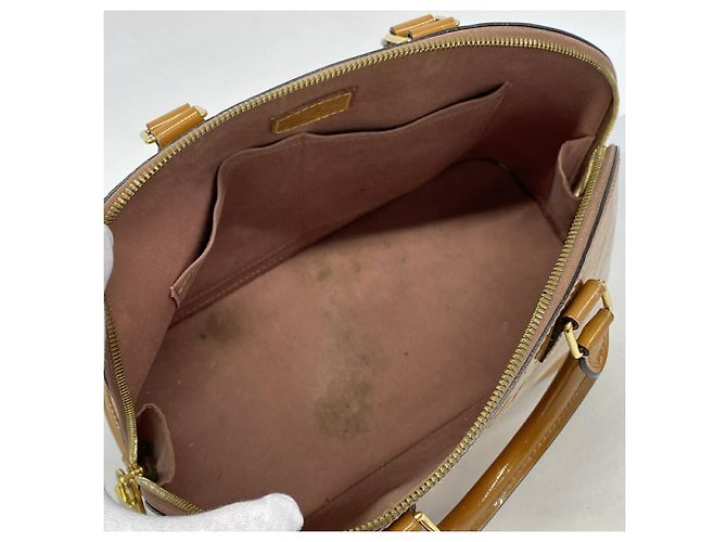 Louis Vuitton Alma PM Vernis Handtasche Pink - Ansicht 4