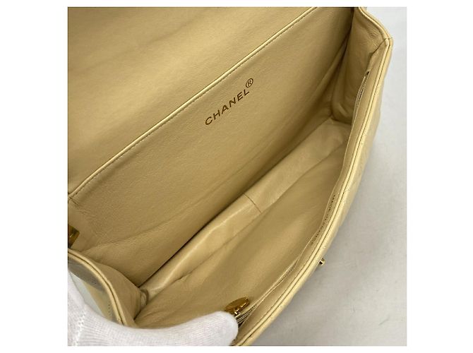 Borsa a tracolla Chanel Matelassé Beige - vista 10