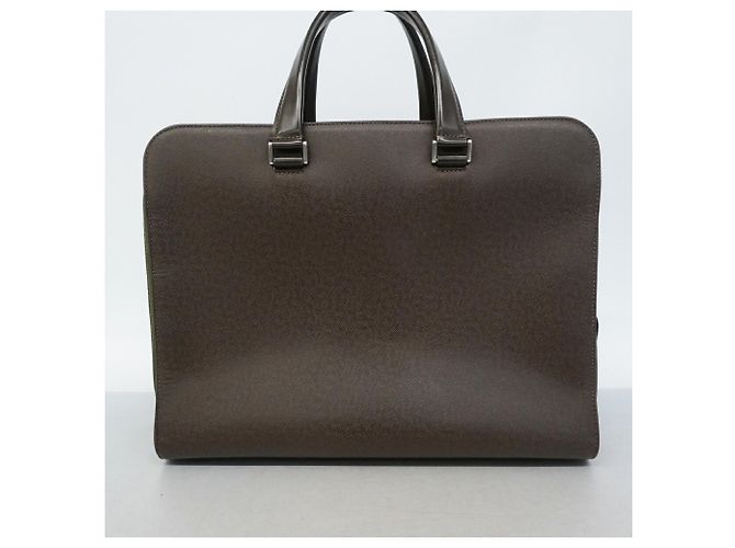 Porte-documents Louis Vuitton Taiga Nevsky Marron - vue 12
