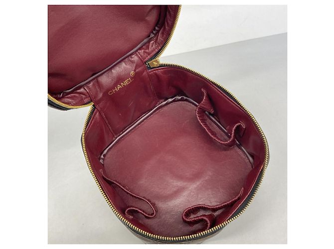 Chanel Matelassé Vanity Bag aus Lammleder Schwarz - Ansicht 4