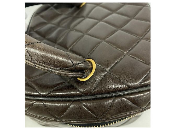 Chanel Matelassé Vanity Bag aus Lammleder Schwarz - Ansicht 8