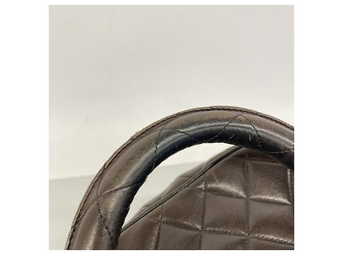 Chanel Matelassé Vanity Bag aus Lammleder Schwarz - Ansicht 9