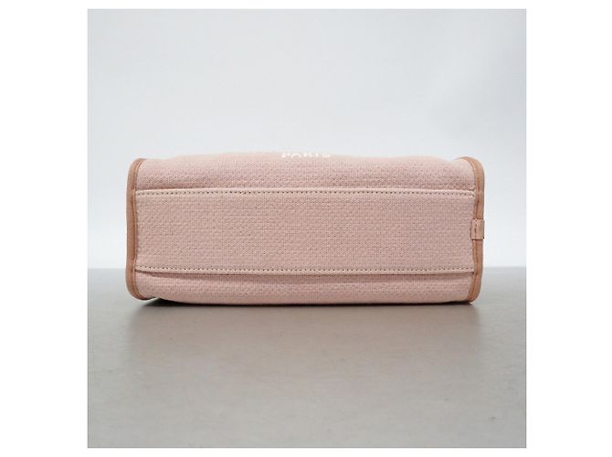Borsa a tracolla con catena Chanel Deauville Rosa - vista 3