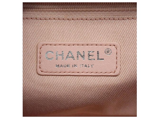Borsa a tracolla con catena Chanel Deauville Rosa - vista 5