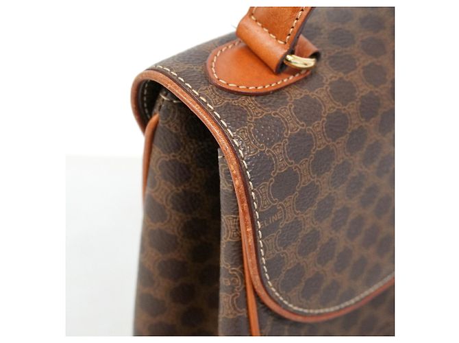 Céline Celine Macadam Handtasche Braun - Ansicht 10
