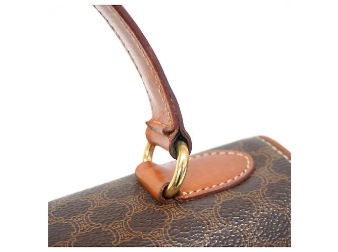 Céline Celine Macadam Handtasche Braun - Ansicht 7