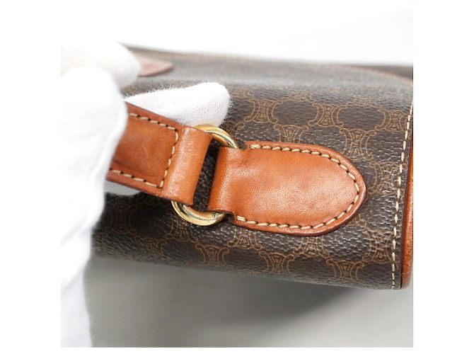 Céline Celine Macadam Handtasche Braun - Ansicht 9
