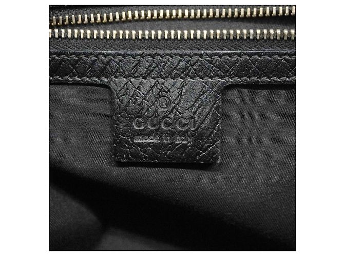 Borsa Tote Gucci GG Canvas Horsebit Nero - vista 5