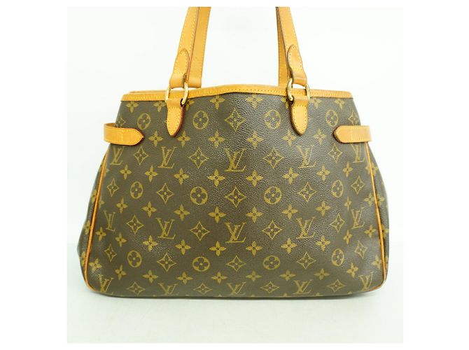 Bolso Tote Horizontal Louis Vuitton Monogram Batignolles Castaño - vista 11