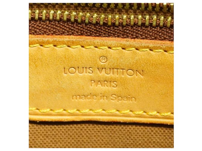 Bolso Tote Horizontal Louis Vuitton Monogram Batignolles Castaño - vista 5
