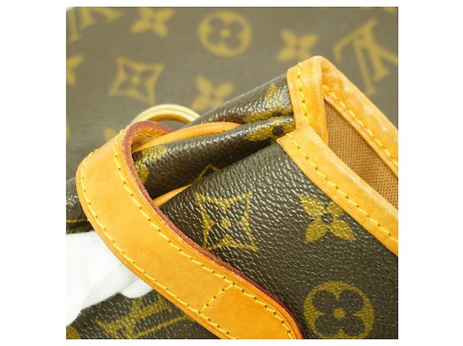 Bolso Tote Horizontal Louis Vuitton Monogram Batignolles Castaño - vista 7