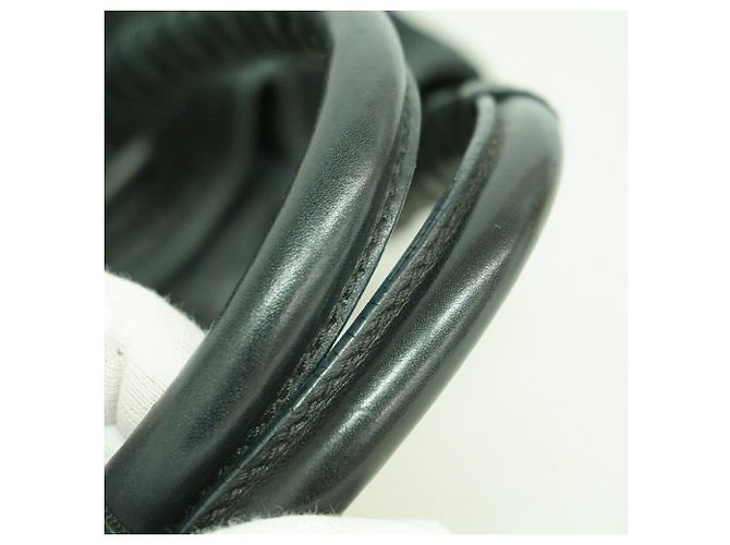 Borsa Christian Dior Cannage in nylon Nero - vista 9