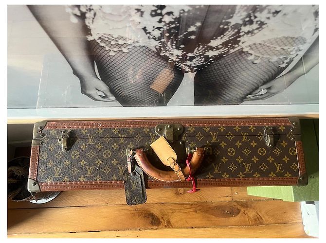 Baúl Louis Vuitton Monogram Canvas Castaño Monograma - vista 2