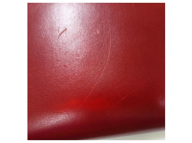 Céline Celine Classic Box Bag em couro vermelho - vista 15