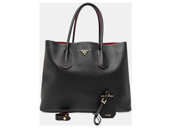 Prada Saffiano Shopper Schwarz - Ansicht 7