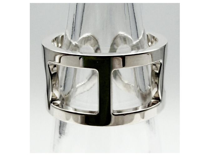 Ring Hermès Anillo banda Hermes Chaine d'Ancre Plata - vista 5