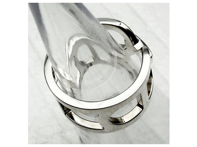 Ring Hermès Anillo banda Hermes Chaine d'Ancre Plata - vista 9