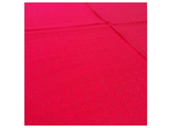 Foulard in seta Chanel in oro e rosso Multicolore D'oro - vista 5