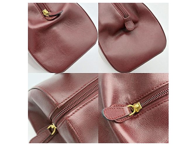 Borsa a mano Cartier Must Line Mini Boston Bordò - vista 10