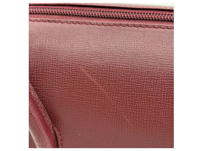 Borsa a mano Cartier Must Line Mini Boston Bordò - vista 13