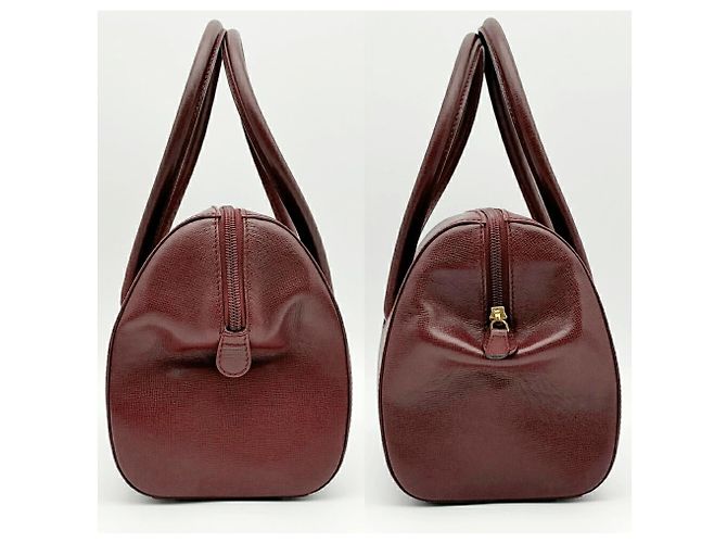 Borsa a mano Cartier Must Line Mini Boston Bordò - vista 5