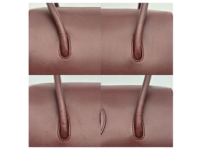Borsa a mano Cartier Must Line Mini Boston Bordò - vista 8