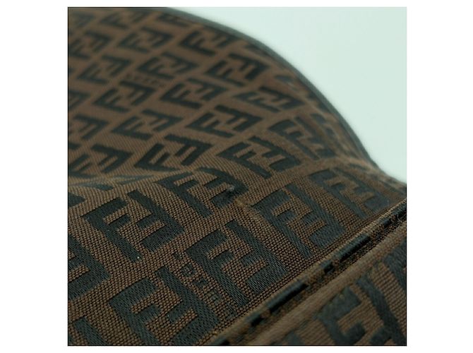 Borsa a Tracolla Fendi Zucca Marrone Nero - vista 13