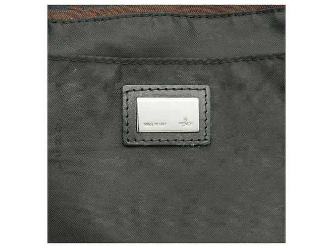 Borsa a Tracolla Fendi Zucca Marrone Nero - vista 18
