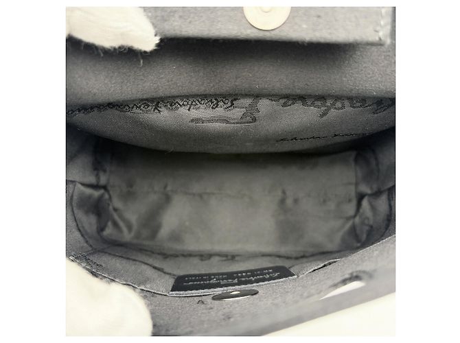 Mini borsa a tracolla Salvatore Ferragamo Nero - vista 15